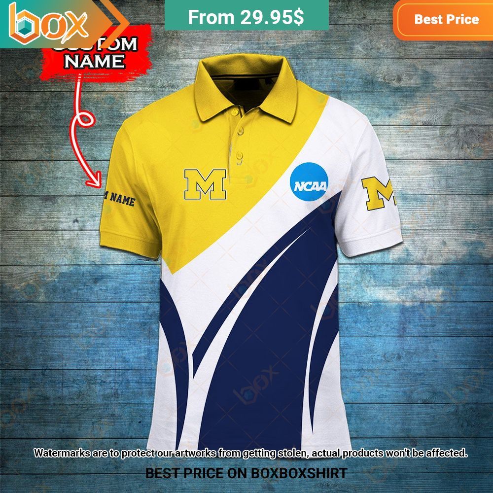 Michigan Wolverines Custom Polo Shirt, Cap Best picture ever