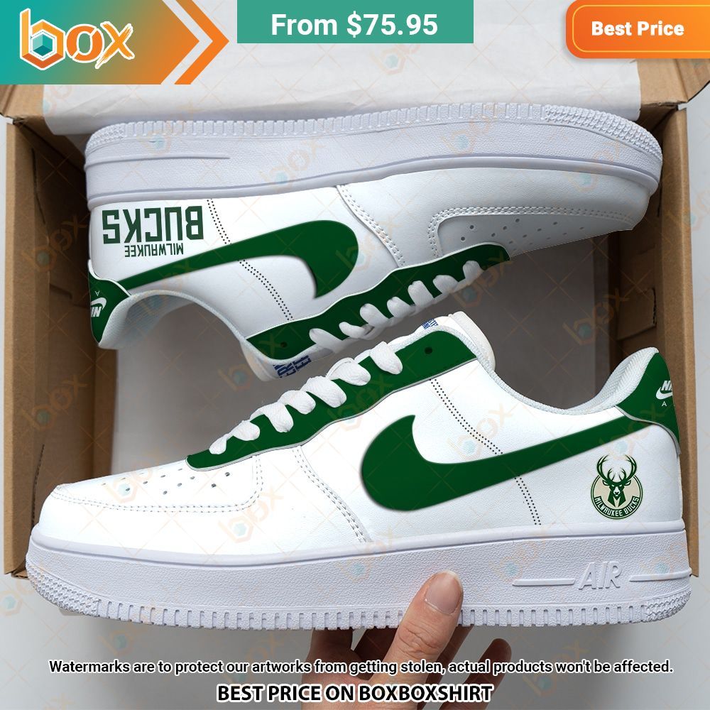 Milwaukee Bucks Nike Air Force Sneaker Best click of yours