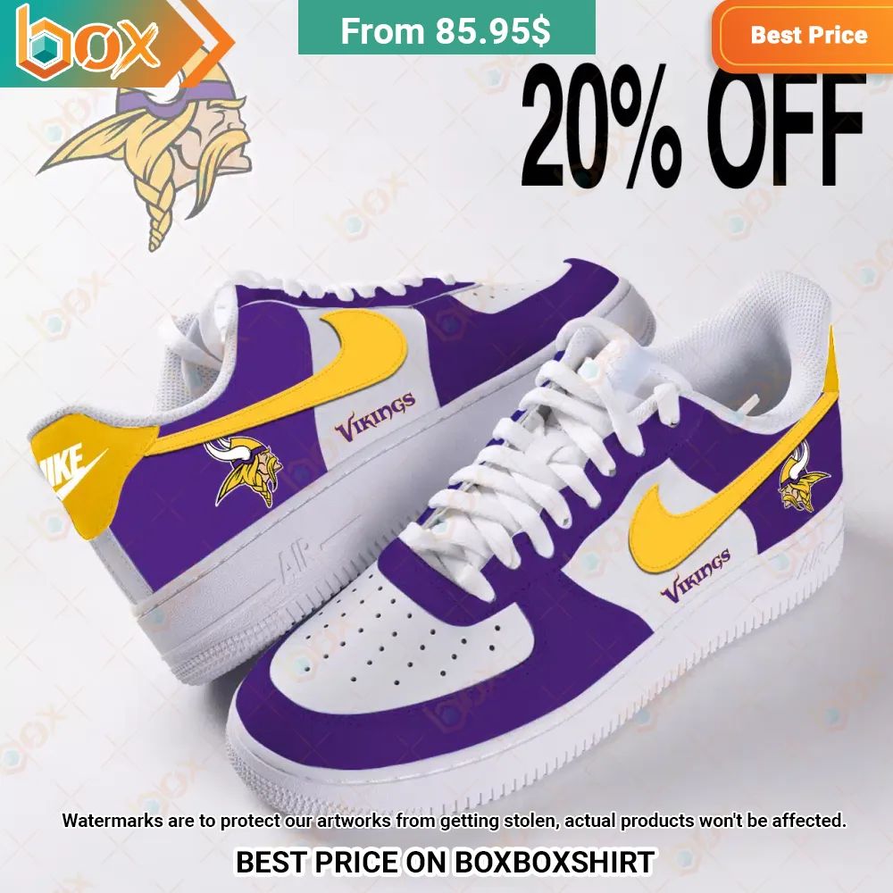 Minnesota Vikings Nike Air Force 1 You look so healthy and fit