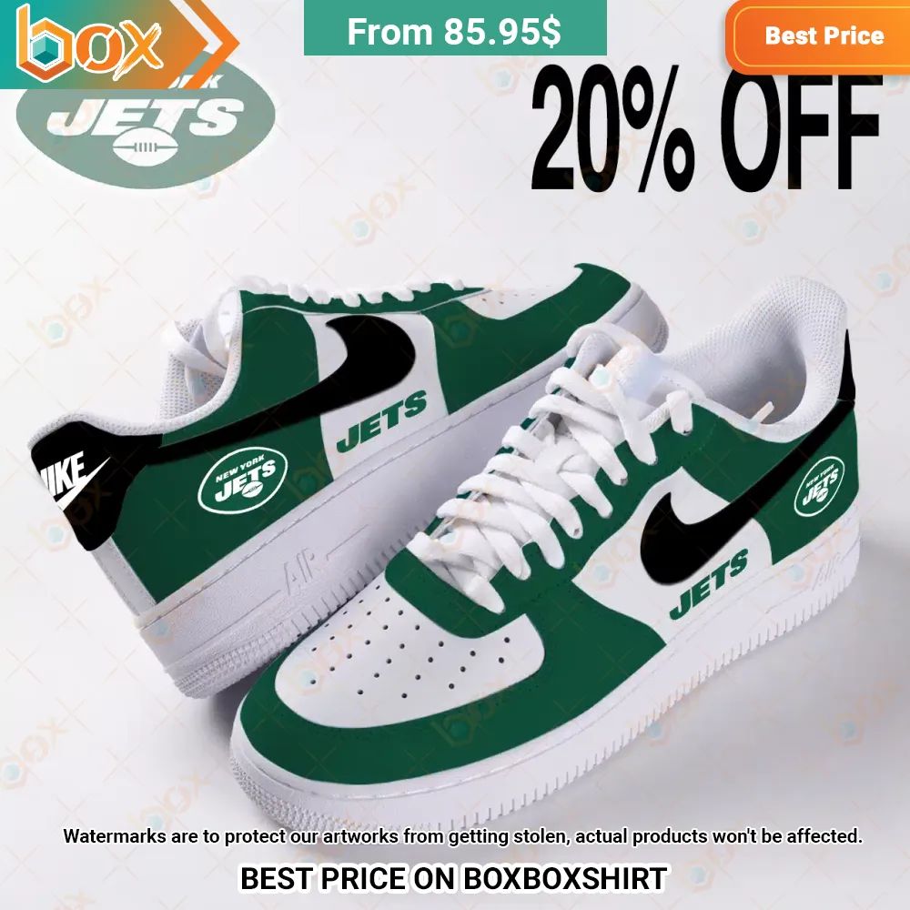 New York Jets Nike Air Force 1 Amazing Pic