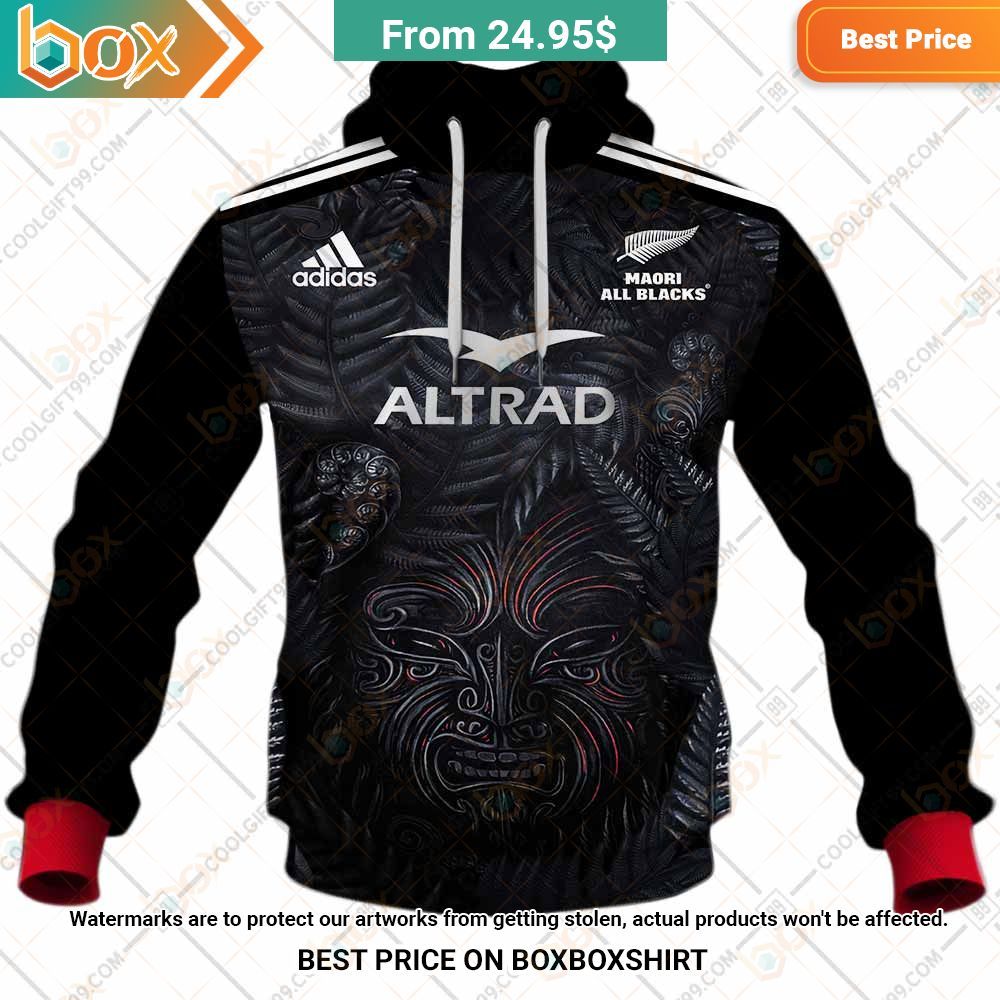 New Zealand Maori All Blacks Rugby Jersey Style Custom Hoodie Mesmerising