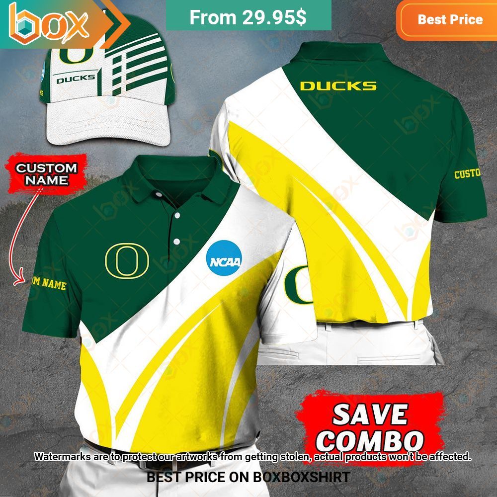 Oregon Ducks Custom Polo Shirt, Cap Sizzling