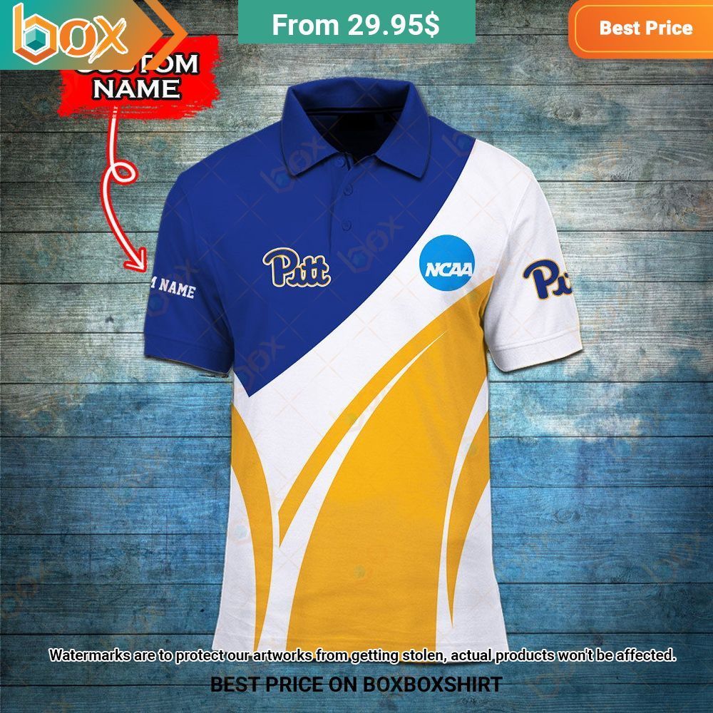 Pittsburgh Panthers Custom Polo Shirt, Cap Radiant and glowing Pic dear