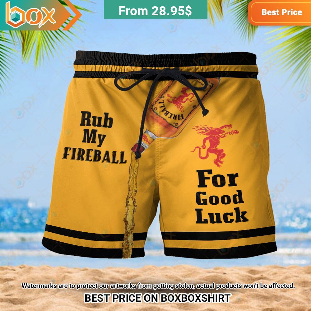 Rub My Fireball for Good Luck Short Natural and awesome