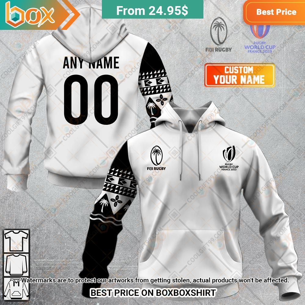 Rugby World Cup 2023 Fiji Rugby Home Jersey Custom Hoodie Gang of rockstars