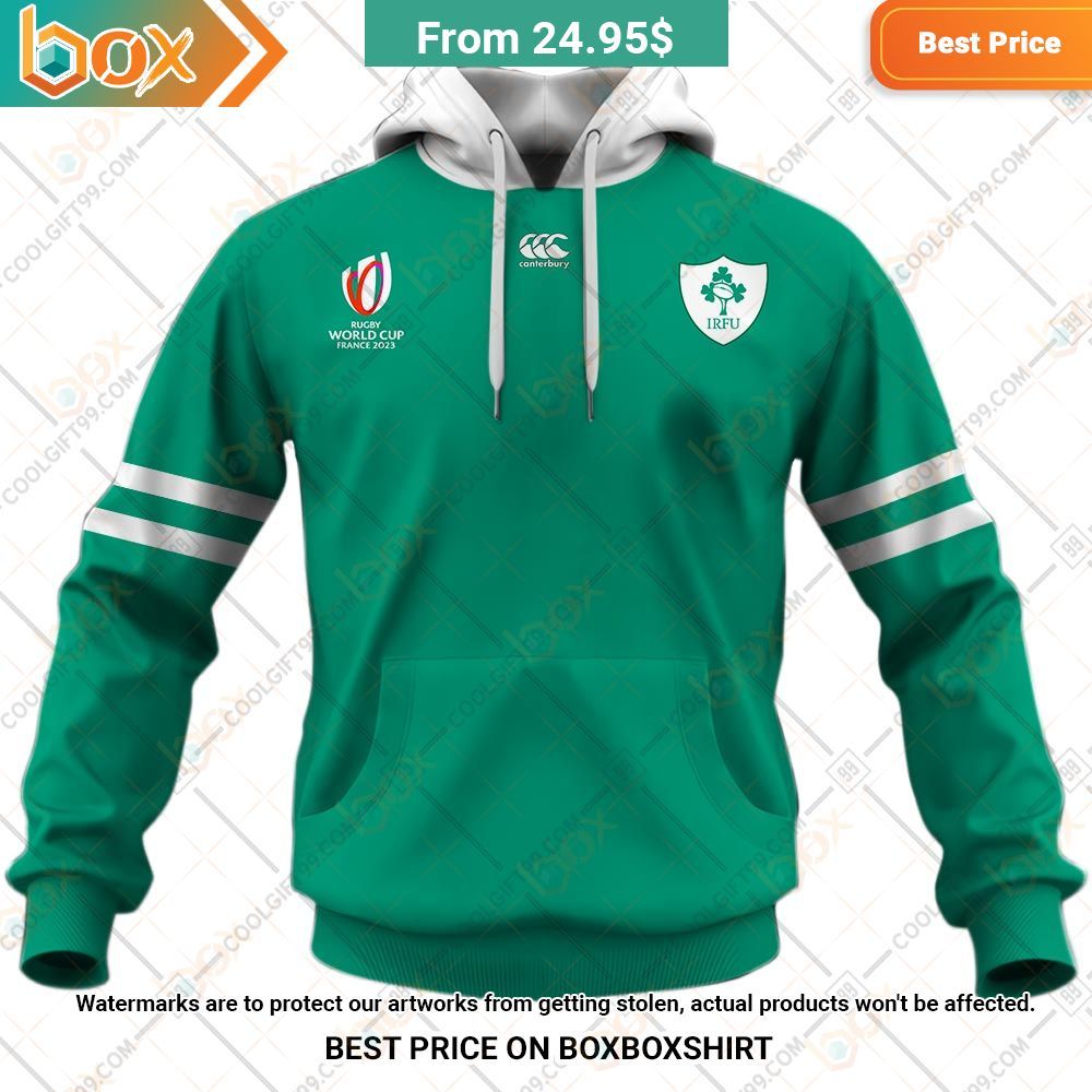 Rugby World Cup 2023 Ireland Rugby Home Jersey Custom Hoodie Beauty queen