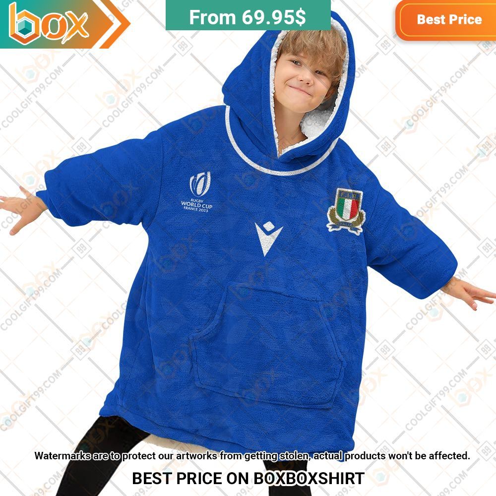 rugby world cup 2023 italy rugby home jersey style hoodie blanket 2 720.jpg