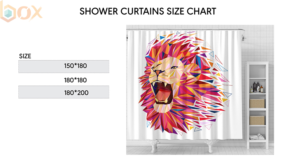 Shower Curtains Size Chart: