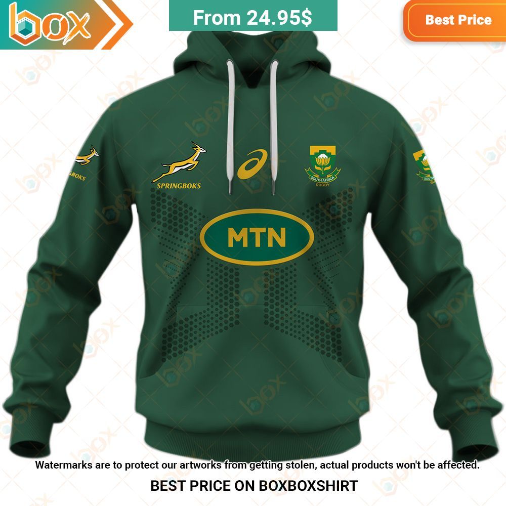 South African Springboks Custom Hoodie Nice elegant click