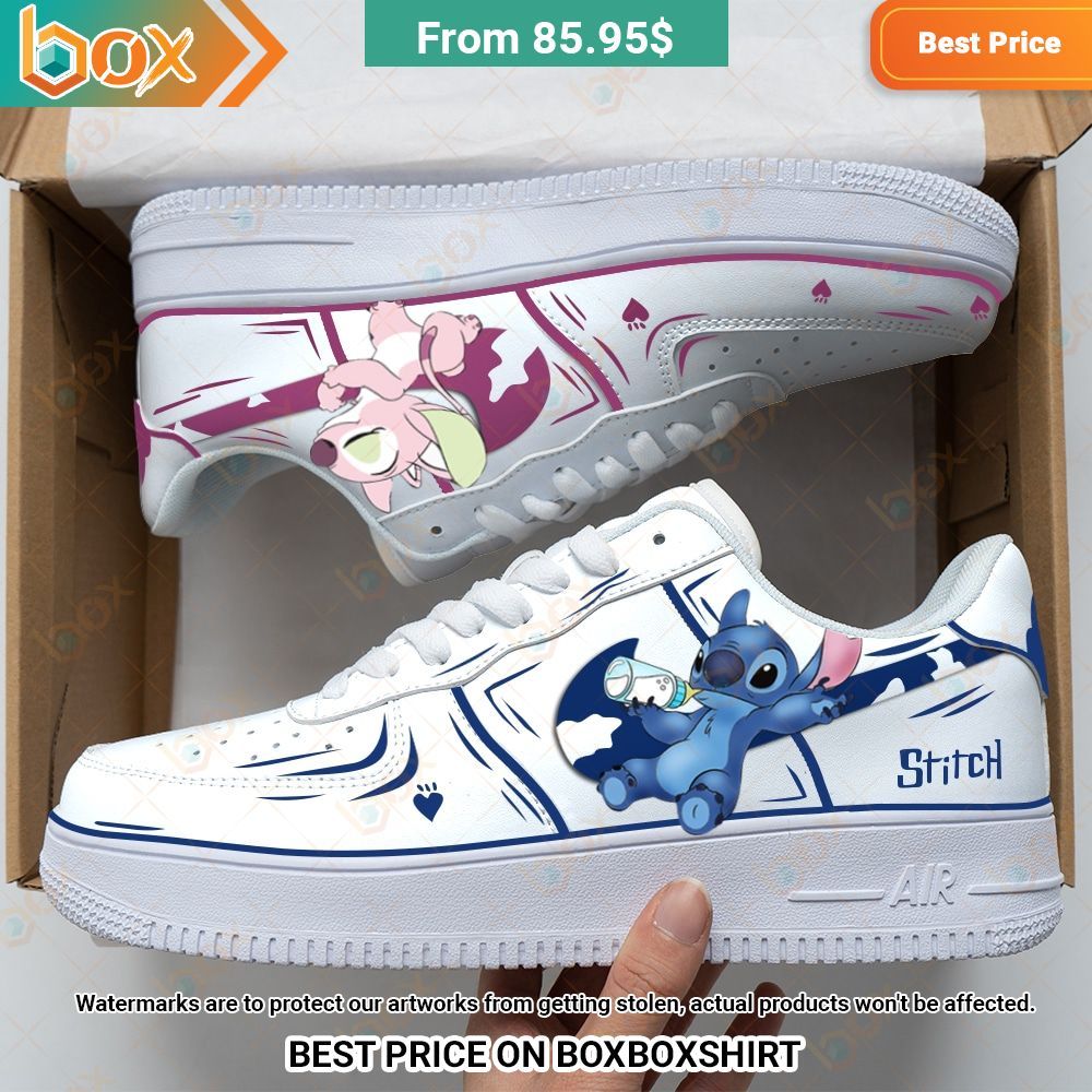 Stitch and Angel Nike Air Force 1 You are always best dear
