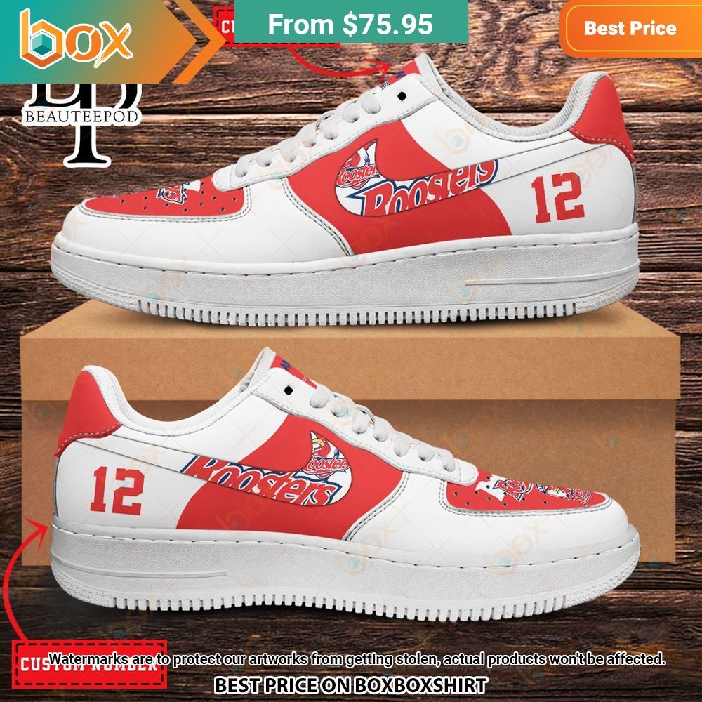 Sydney Roosters NRL Custom Nike Air Force 1 Shoes Royal Pic of yours