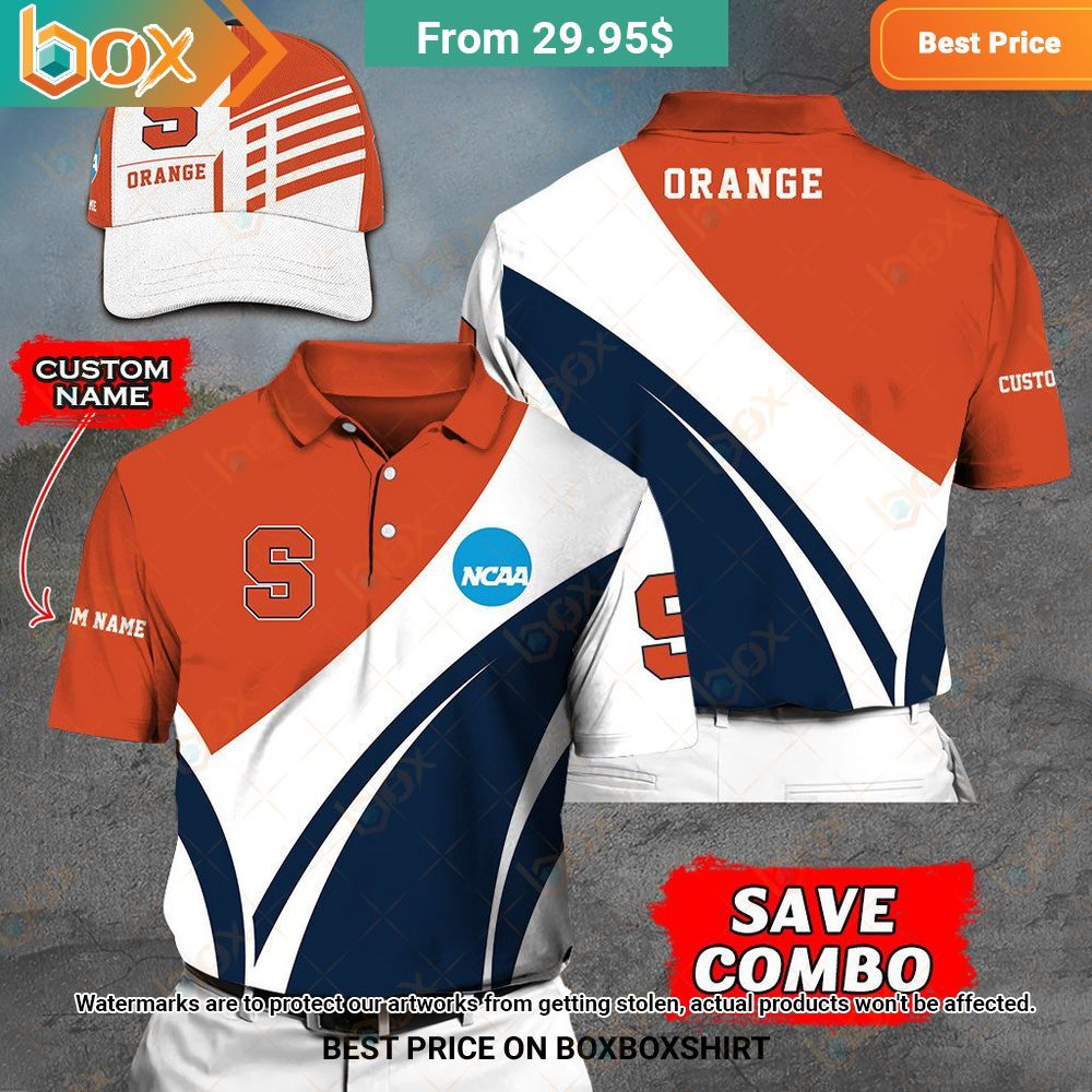 Syracuse Orange Custom Polo Shirt, Cap Ah! It is marvellous