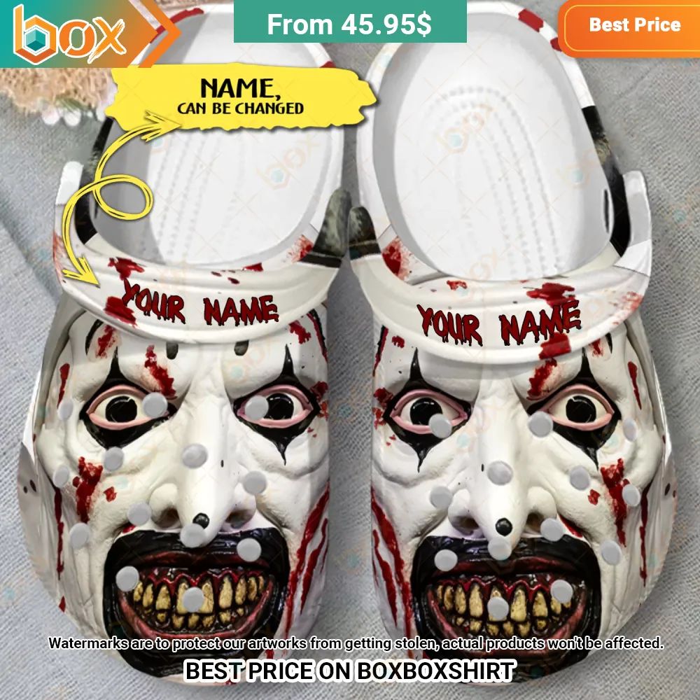 Terrifier Face Horror Characters Halloween Crocs Clog Shoes Great, I liked it