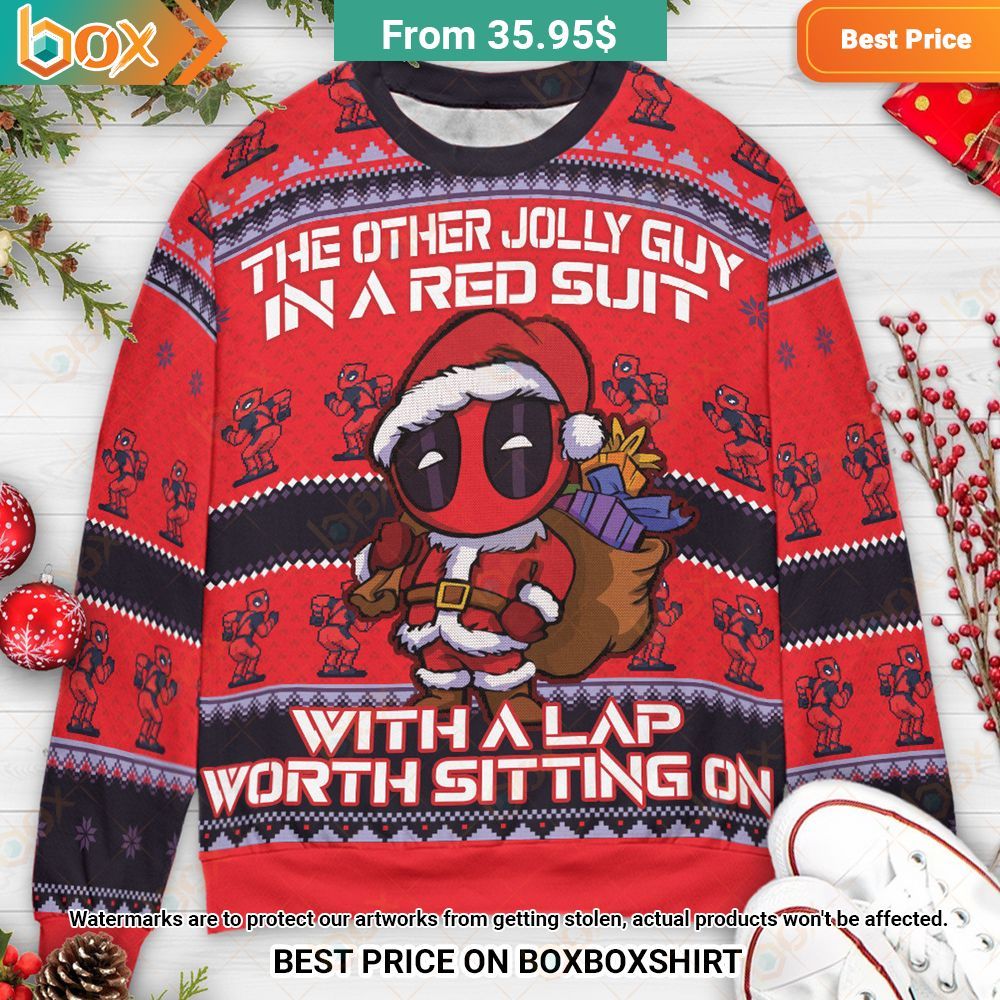 the other jolly guy in a red suit deadpool santa christmas sweater 1 810.jpg