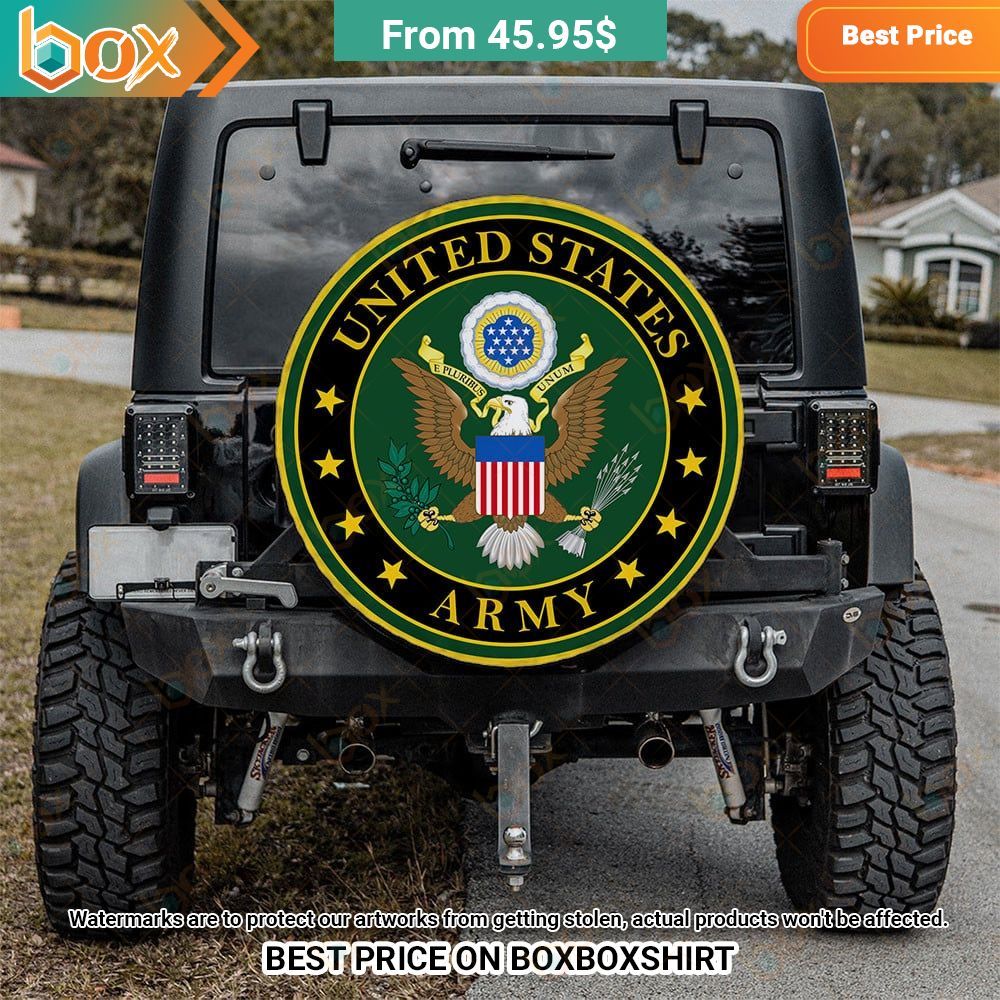 United States Army Spare Tire Cover Studious look