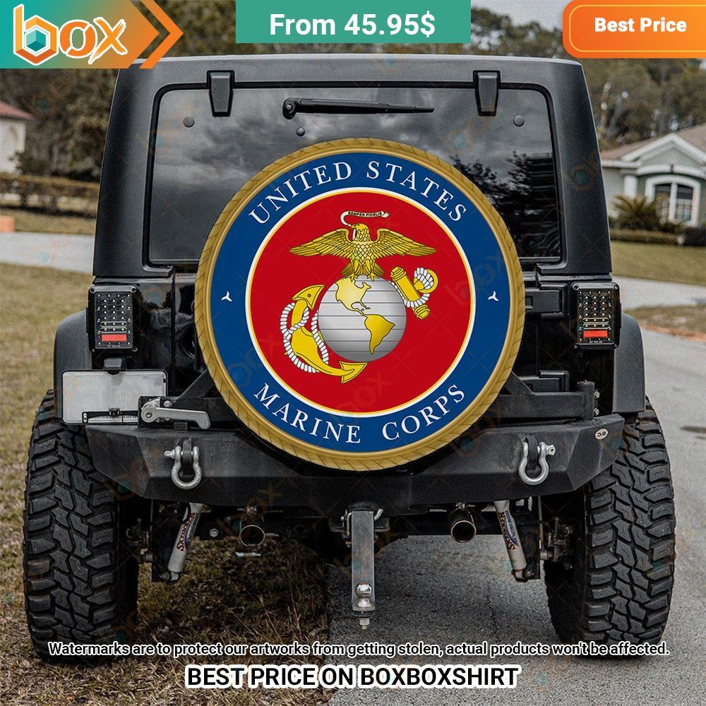 United States Marine Corps Spare Tire Cover Impressive picture.