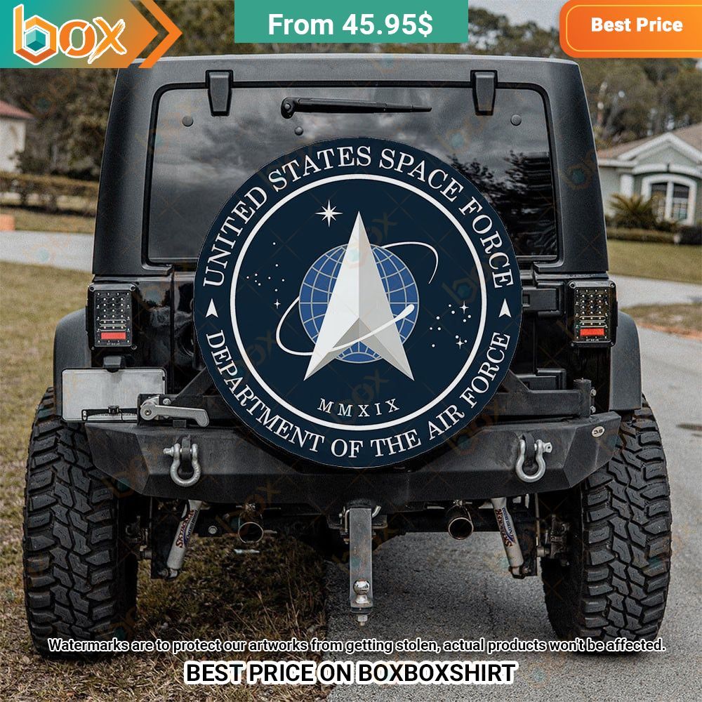 United States Space Force Spare Tire Cover Nice Pic