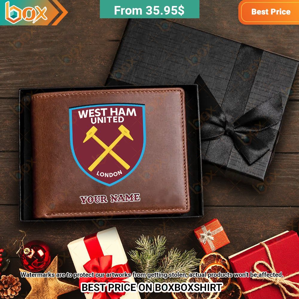 West Ham United Personalized Leather Wallet Loving, dare I say?