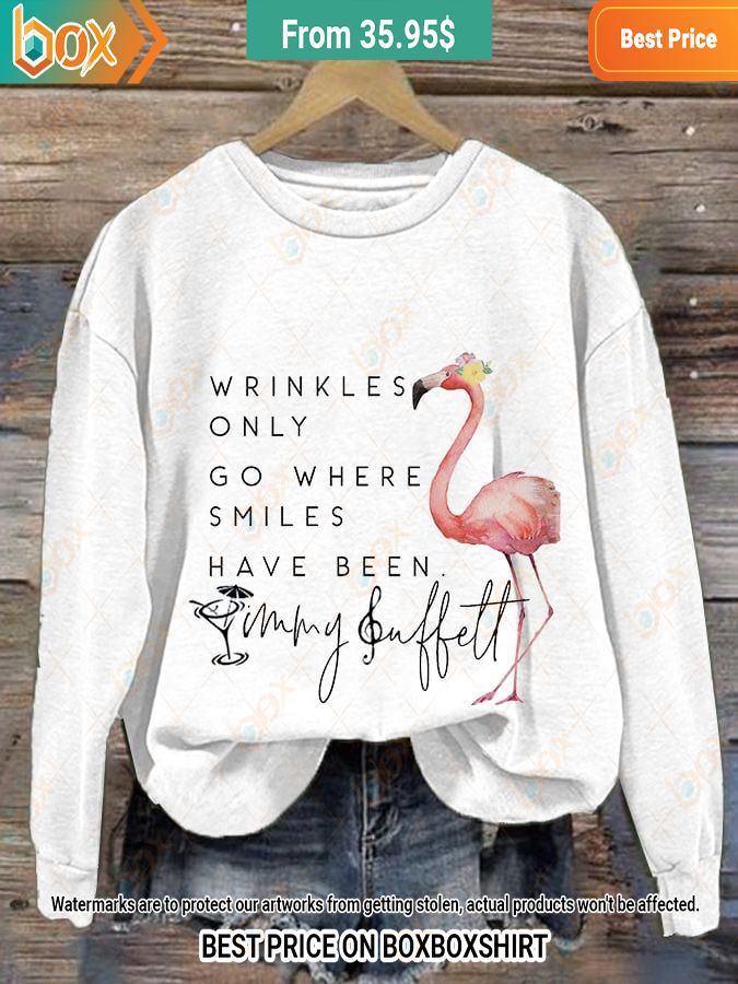 wrinkles only go where smiles have been yummy buffet flamingo sweatshirt 1 16.jpg