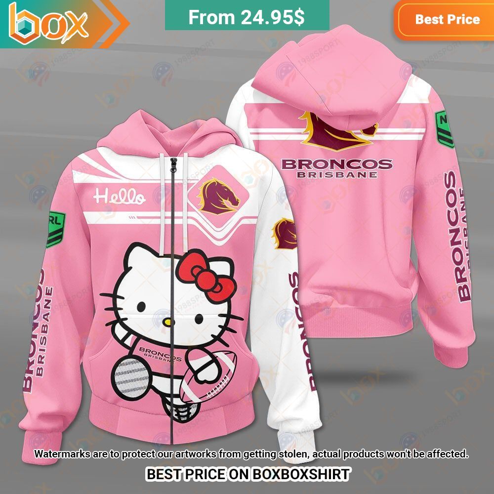 Brisbane Broncos Hello Kitty NRL Shirt You look so healthy and fit