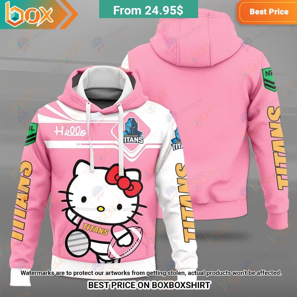 Gold Coast Titans Hello Kitty NRL Shirt1