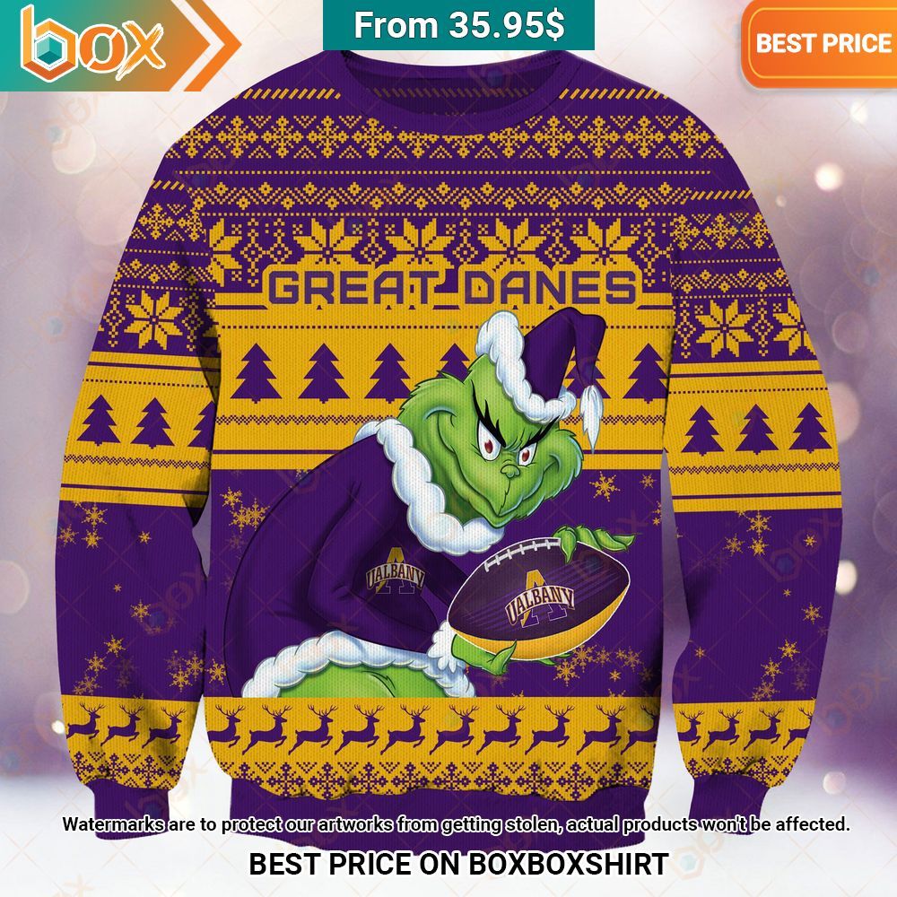 Albany Great Danes Grinch Christmas Sweater Wow! What a picture you click