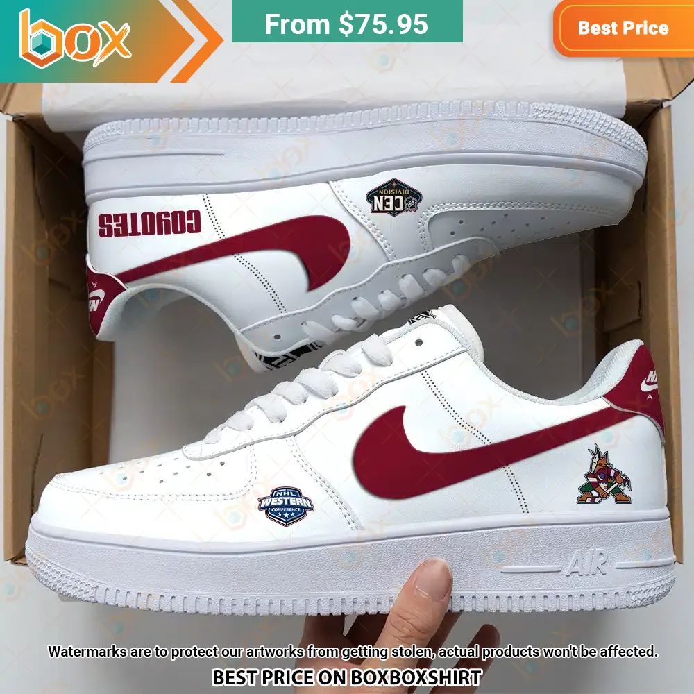 Arizona Coyotes Nike Air Force 1 Such a scenic view ,looks great.