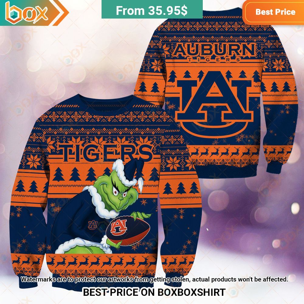 Auburn Tigers NCAA Grinch Sweater Best click of yours