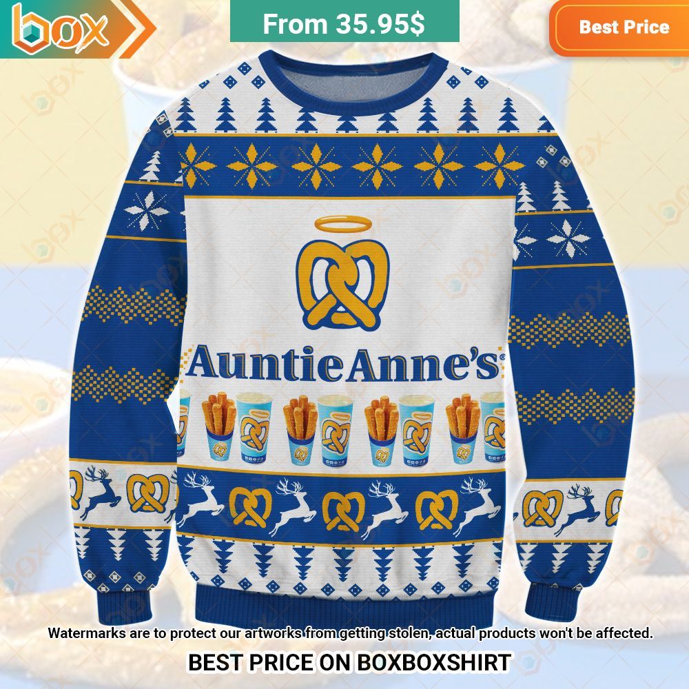 Auntie Anne's Chrismas Sweater Have you joined a gymnasium?