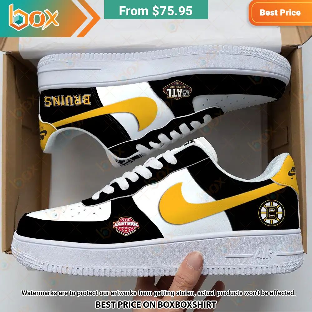 Boston Bruins Nike Air Force 1 Beauty is power; a smile is its sword.