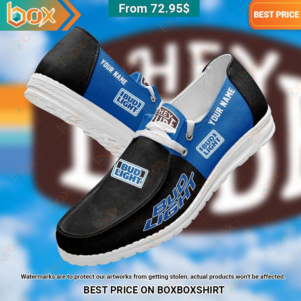 Bud Light Custom Hey Dude Shoes This is your best picture man