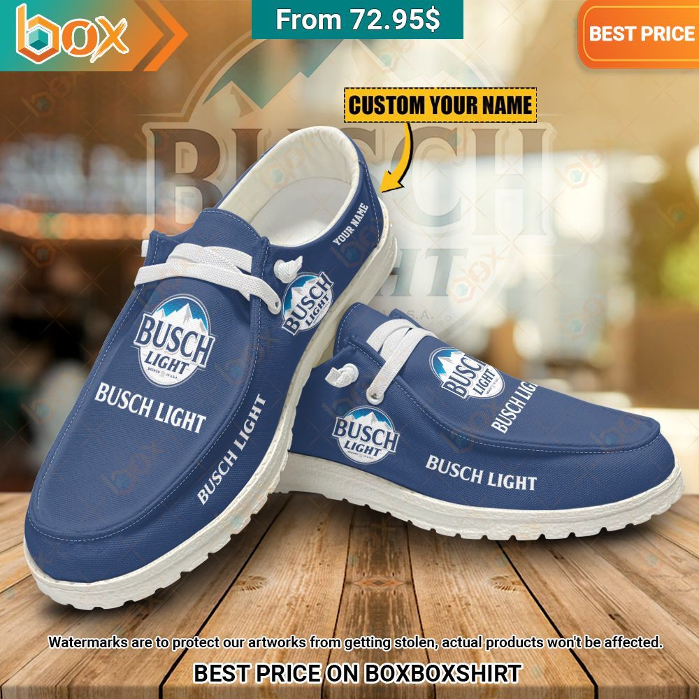 Busch Light Custom Hey Dude Shoes Pic of the century