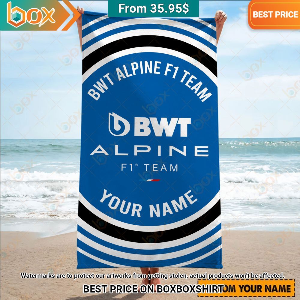 BWT Alpine F1 Team Custom Beach Towel You always inspire by your look bro