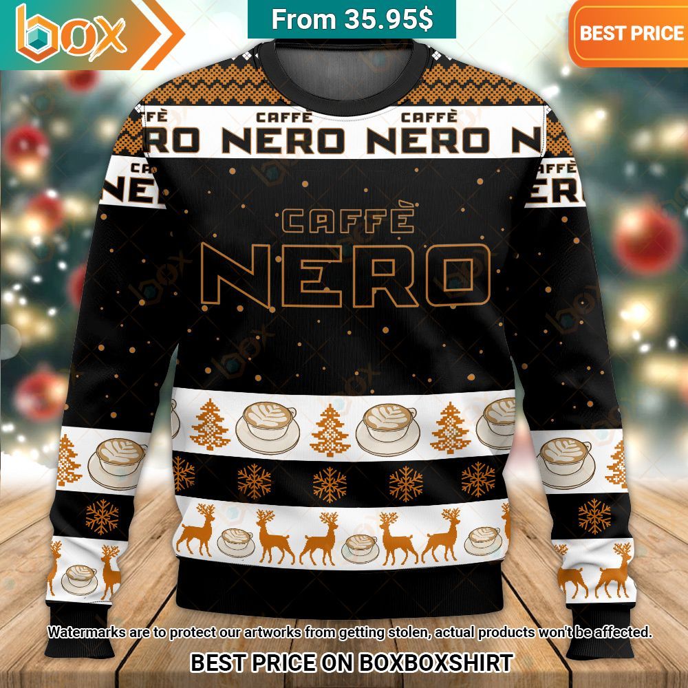 Caffe Nero Christmas Sweater Looking so nice