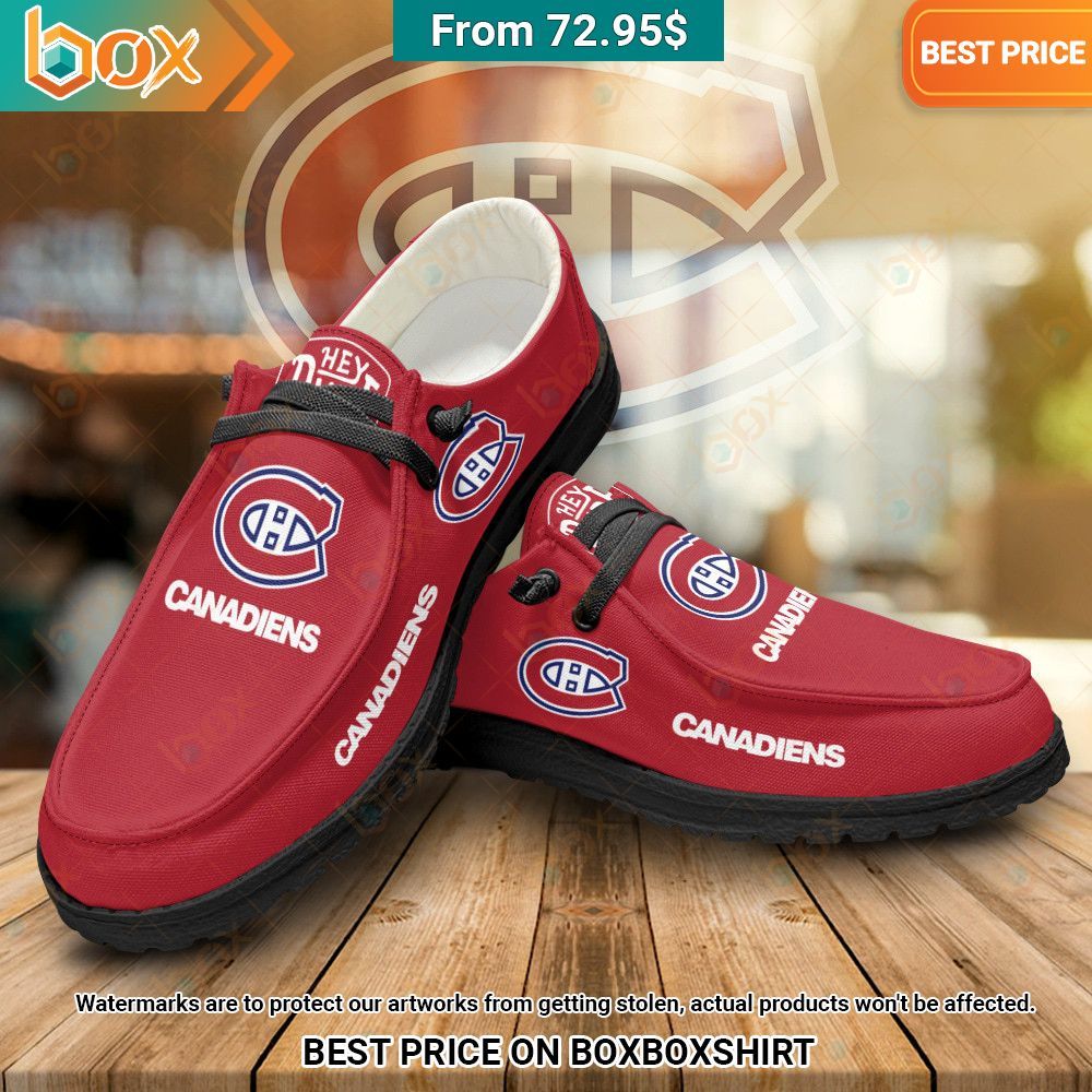 Canadiens de Montréal Hey Dudes Shoes Radiant and glowing Pic dear
