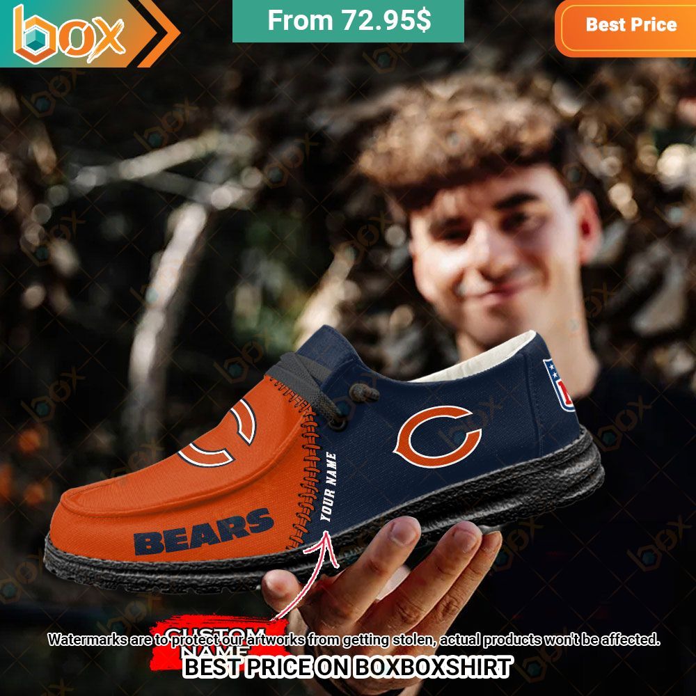 Chicago Bears Hey Dude Shoes Custom Name Loving click