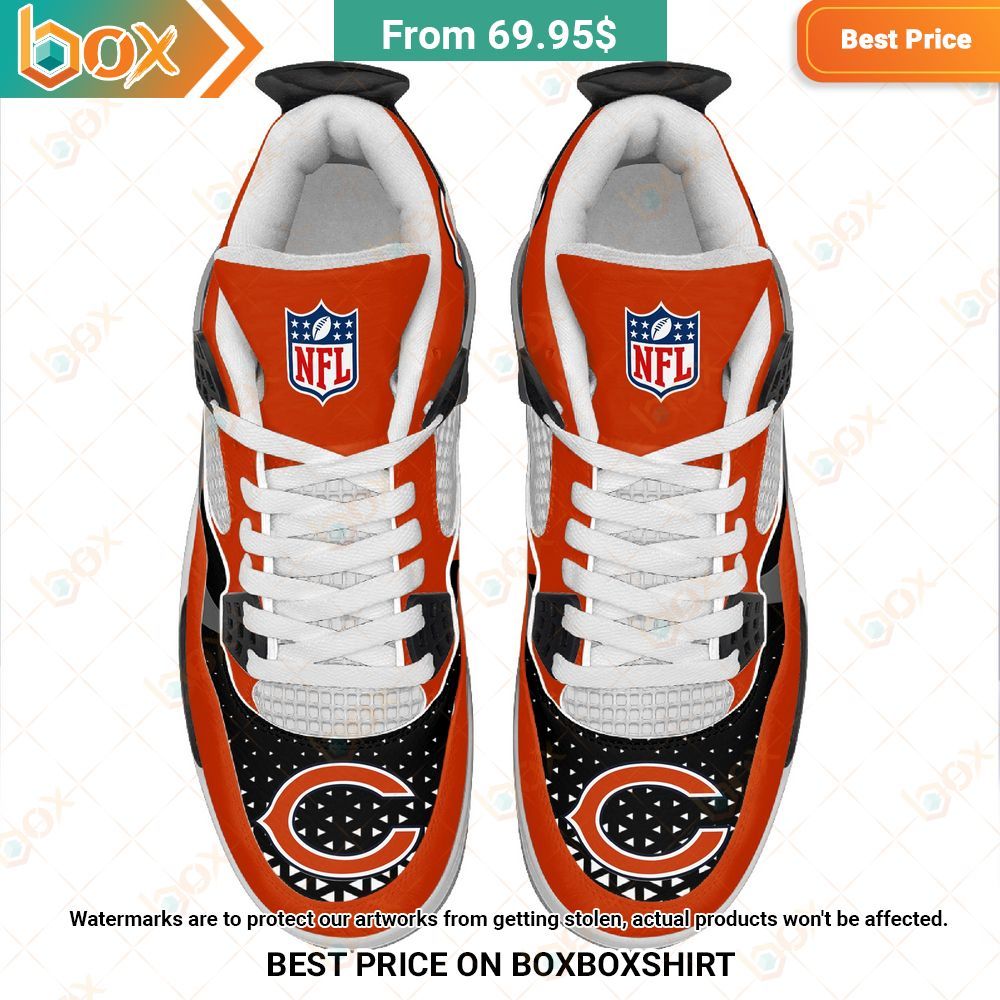 Chicago Bears NFL Custom Air Jordan 4 Sneaker Hey! You look amazing dear