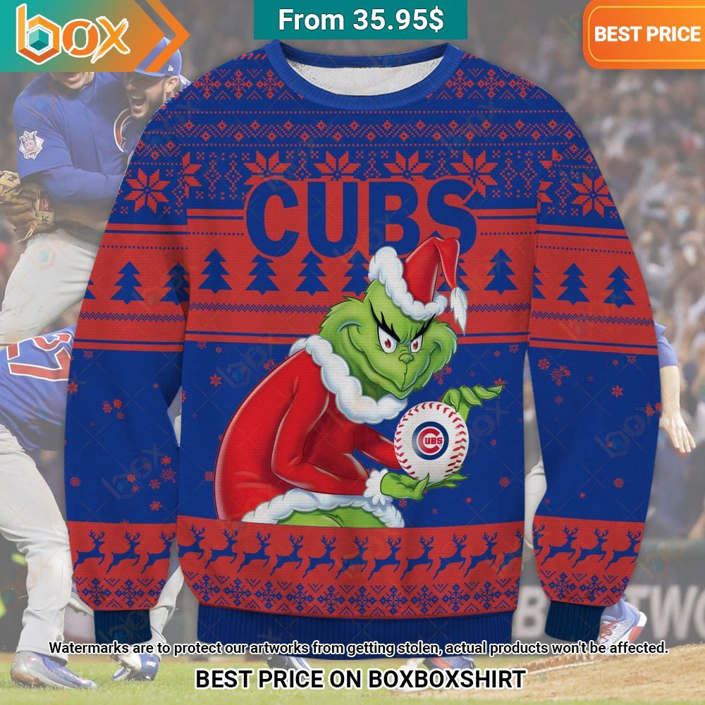 Cubs Hoodie 3D Grinch Max Hate Moring Chicago Cubs Gift - Personalized  Gifts: Family, Sports, Occasions, Trending