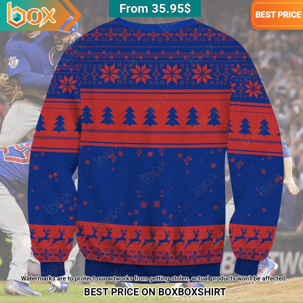 Chicago Cubs Grinch Christmas Sweater Speechless