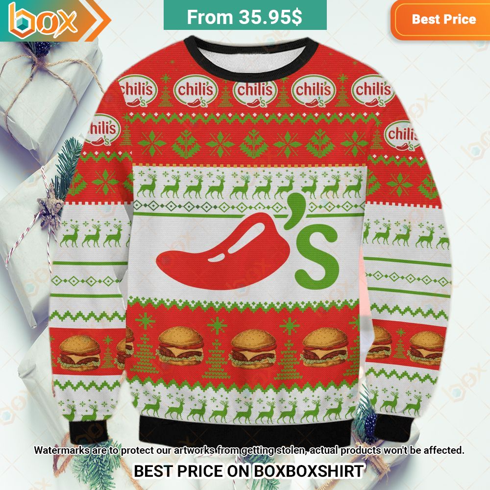 Chili's Christmas Chrismas Sweater Have you joined a gymnasium?