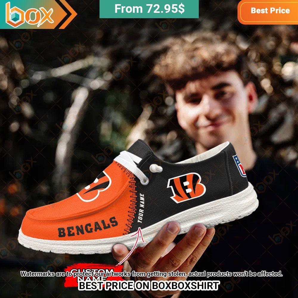 Cincinnati Bengals Custom Hey Dude Shoes Looking so nice