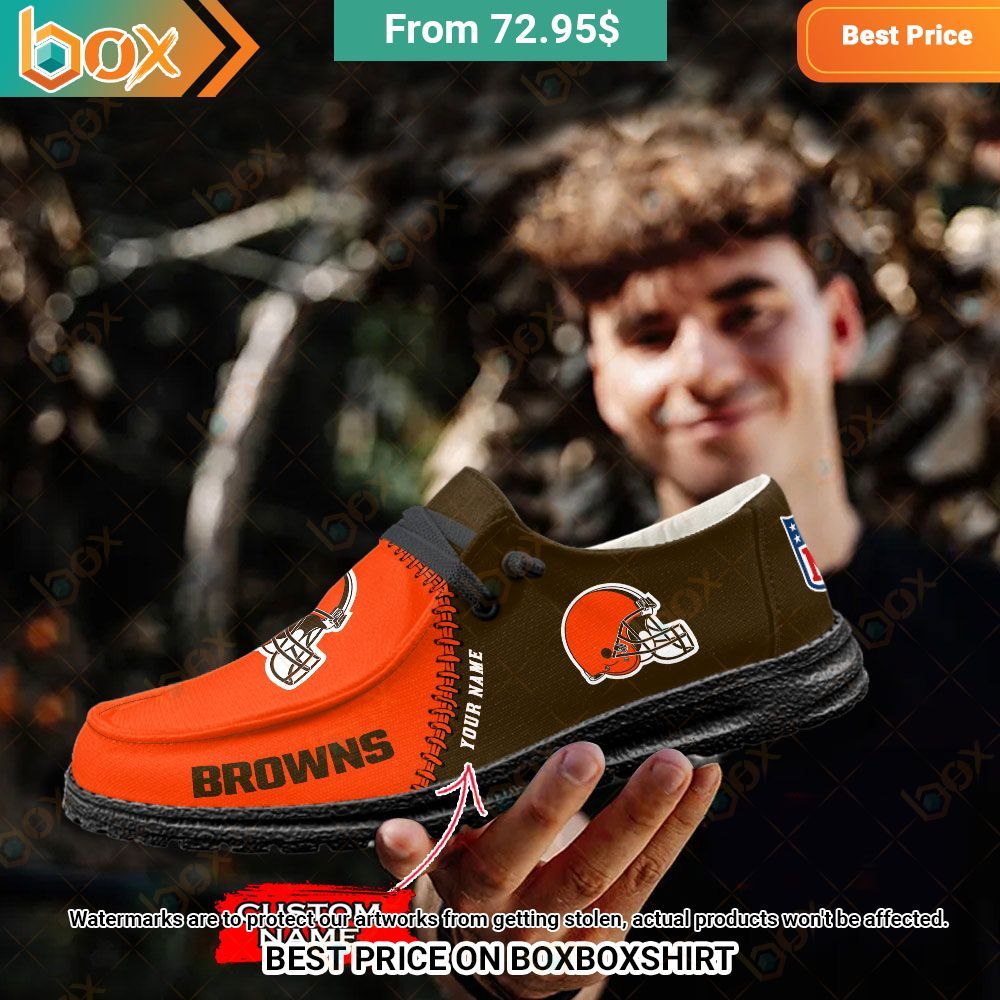 Cleveland Browns Custom Hey Dude Shoes Generous look
