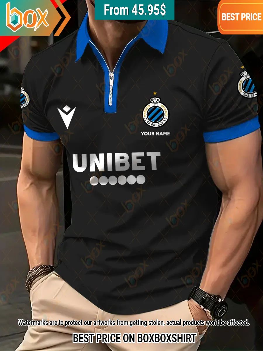 Club Brugge KV Custom Zip Polo Wow! What a picture you click