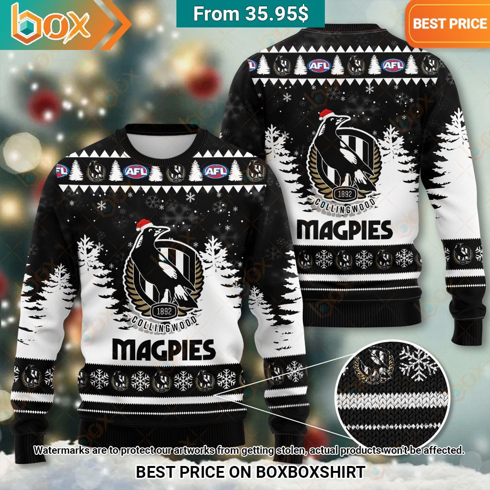 Collingwood Magpies AFL Sweater You look lazy