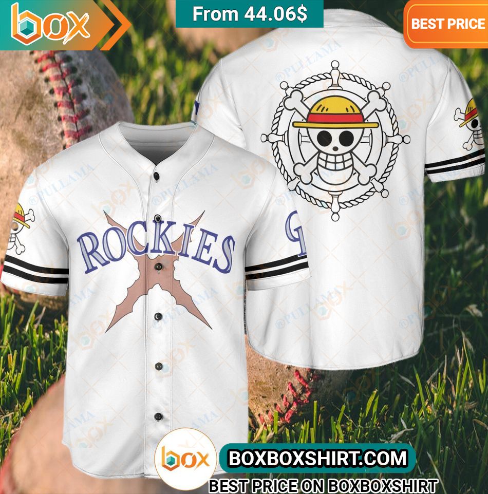Colorado Rockies Straw Hat Luffy Baseball Jersey Eye soothing picture dear