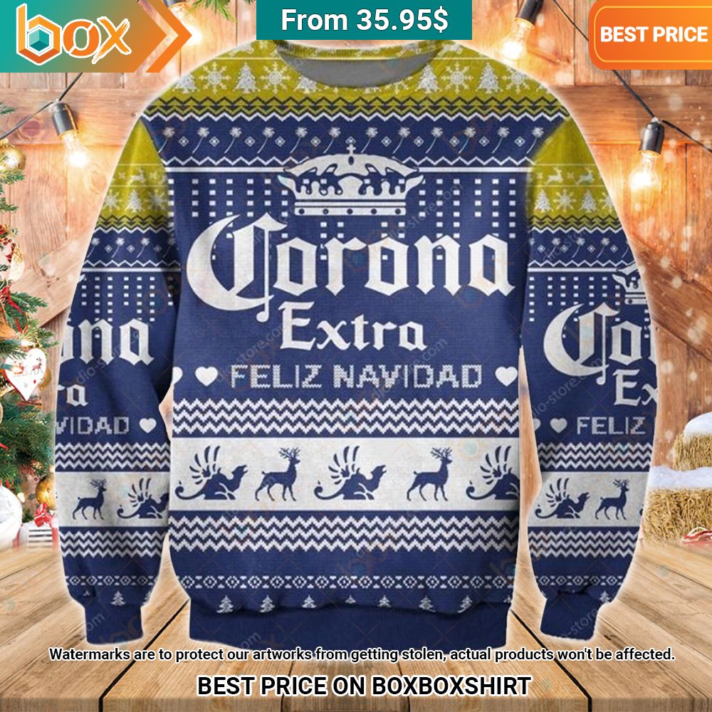 Corona Extra Feliz Navidad Christmas Sweater You are always best dear