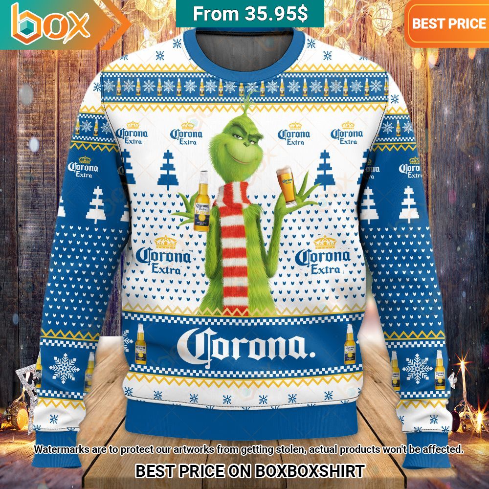 Coronan Extra Grinch Christmas Sweater How did you learn to click so well
