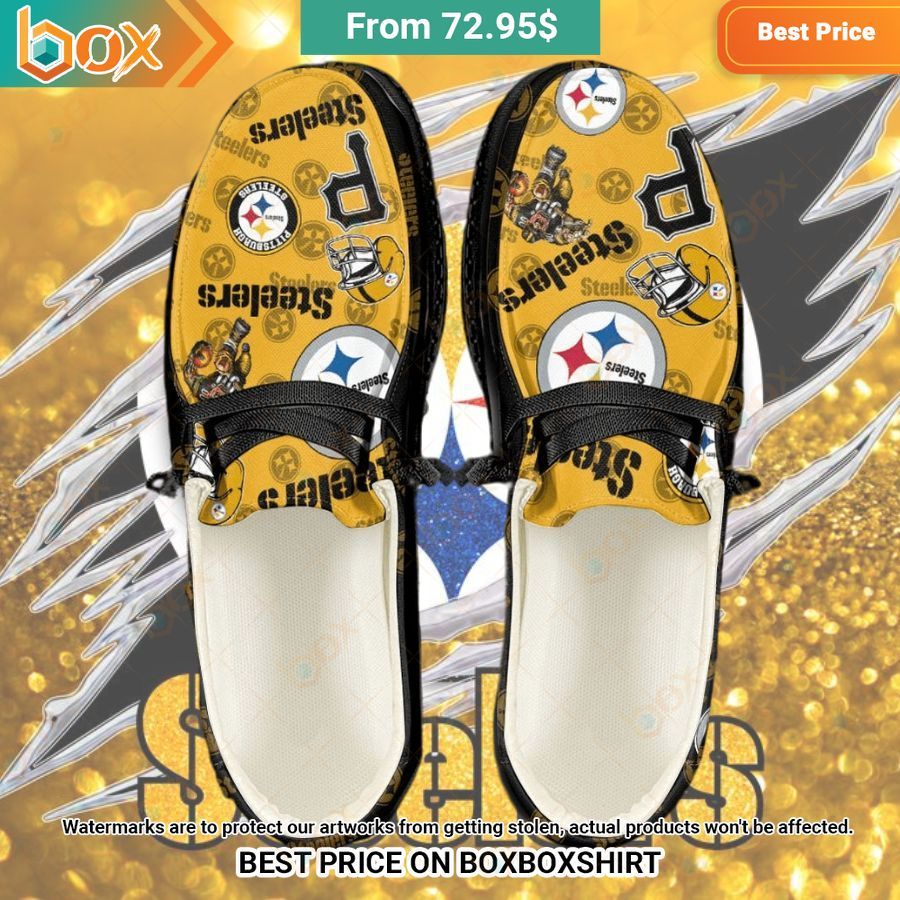 Custom Pittsburgh Steelers Hey Dude Shoes You look fresh in nature