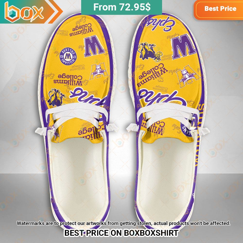 Custom Williams College Hey Dude Shoes Eye soothing picture dear