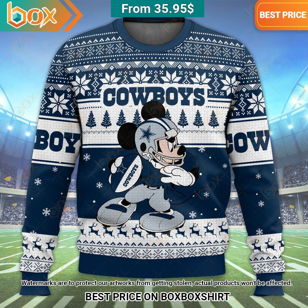 Dallas Cowboys Mickey Mouse Christmas Sweater You are always amazing